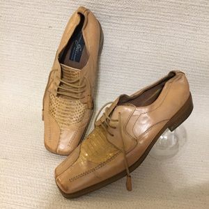 Giorgio Brutini Genuine Snake skin Oxford shoe
